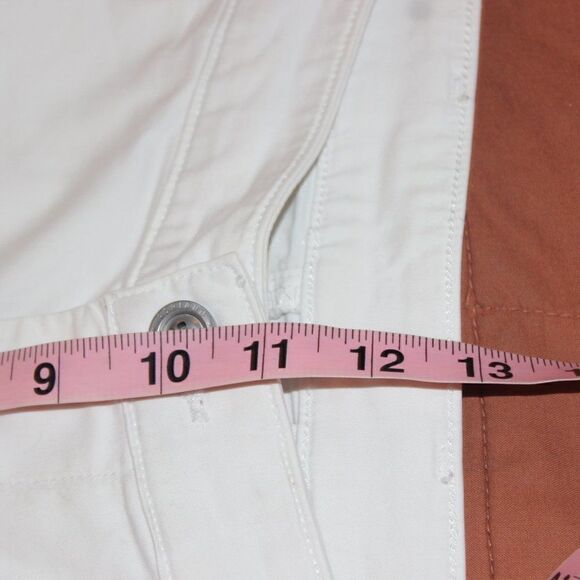 Ag Adriano Goldschmied White High Rise Chino Shorts Men's Size 36R - Picture 11 of 12